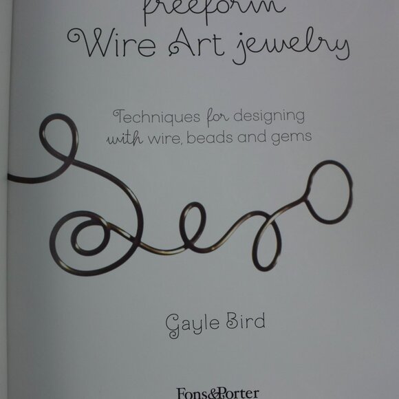 Freeform Wire Art Jewelry by Gayle Bird, Like New Condition - Picture 4 of 10